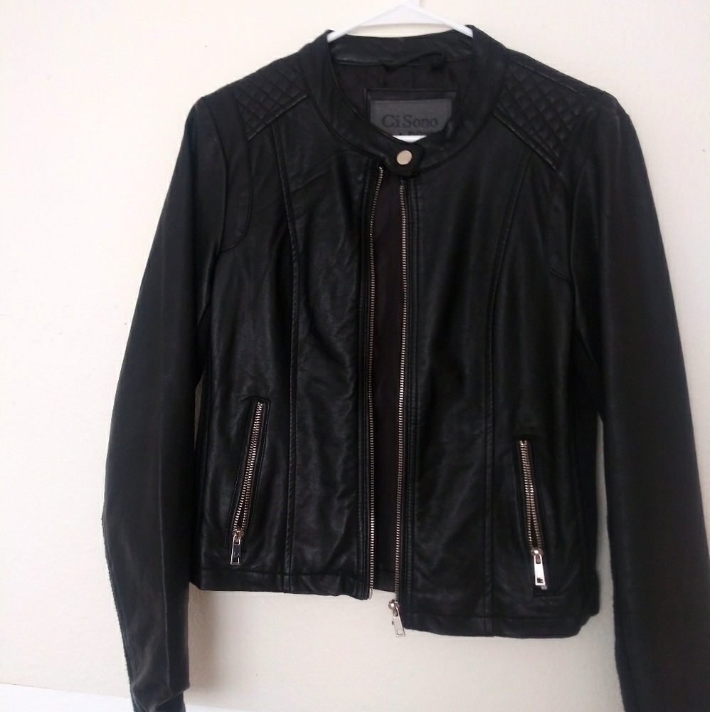 Vegan  leather jacket